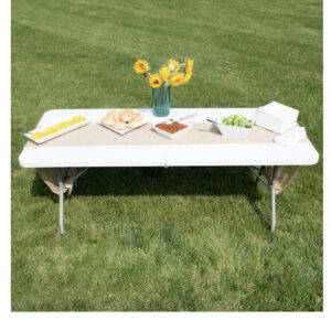6ft long Table and Chairs Rental